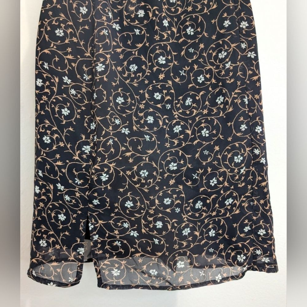 VTG Express Whimsigoth Dark Academia 90s Feminine Preppy Moody Witchy Skirt 5/6 - Picture 7 of 9
